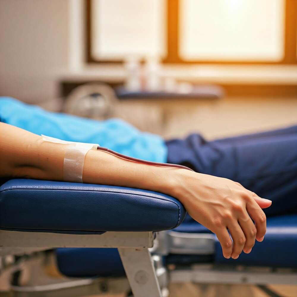 Cantidad-de-sangre-en-el-cuerpo-humano.-Donacion. Foto: Gemini