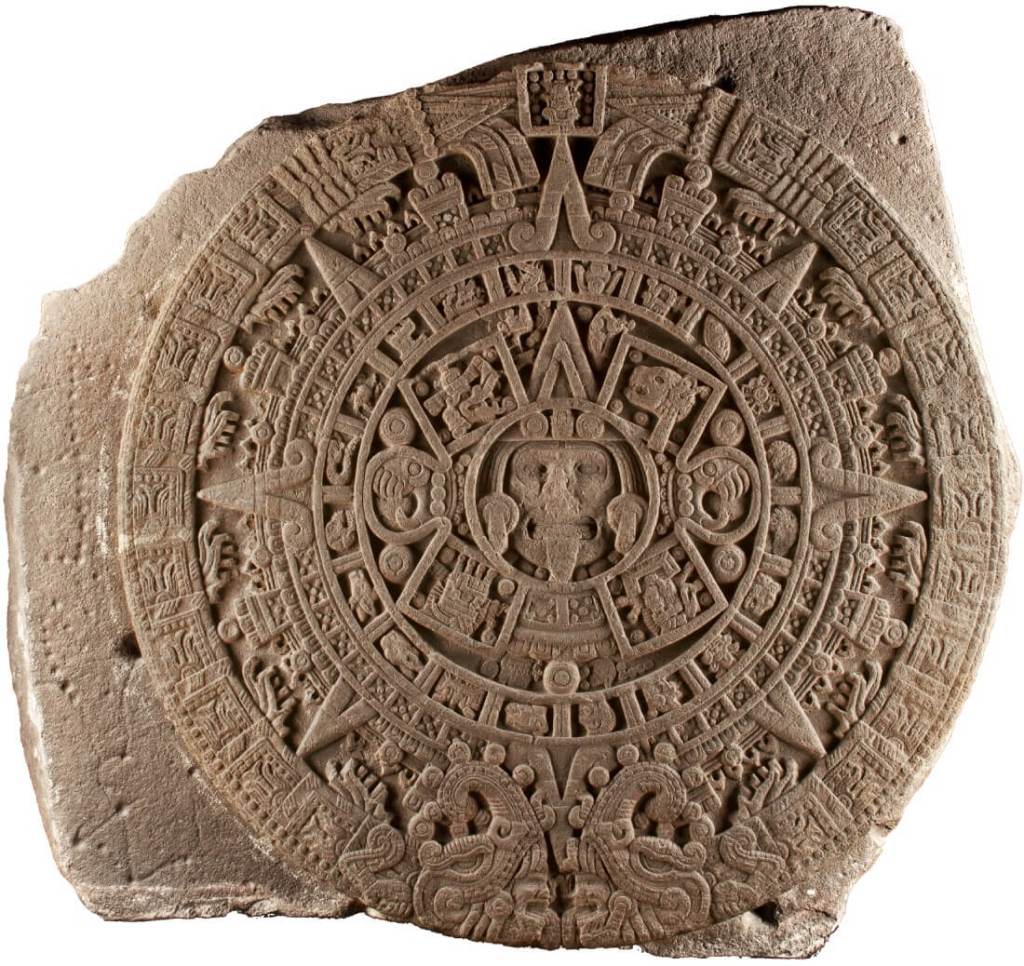 Piedra de sol o calendario Azteca.