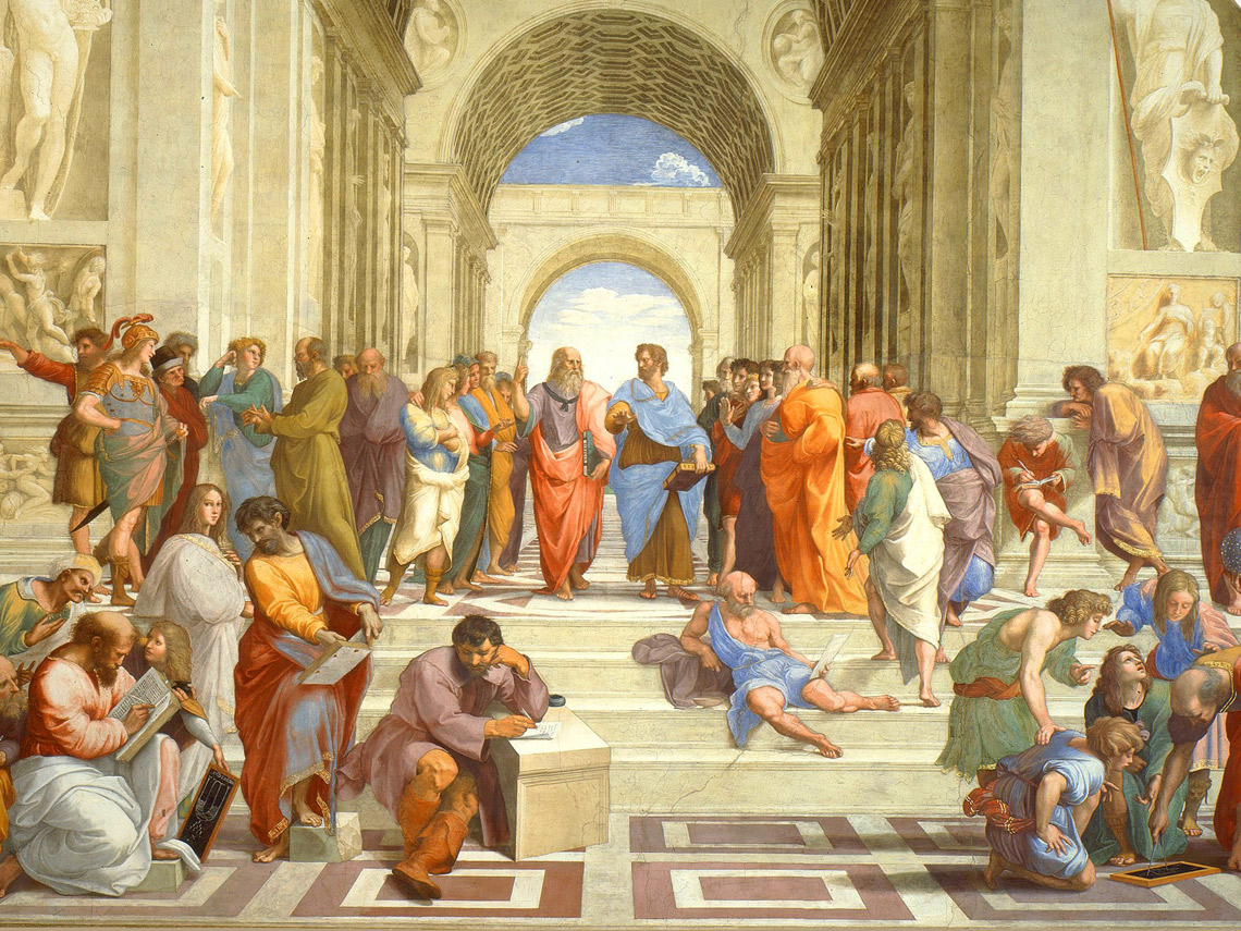 La escuela de Atenas