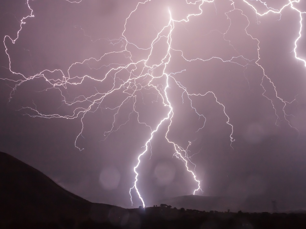 Tormenta de rayos