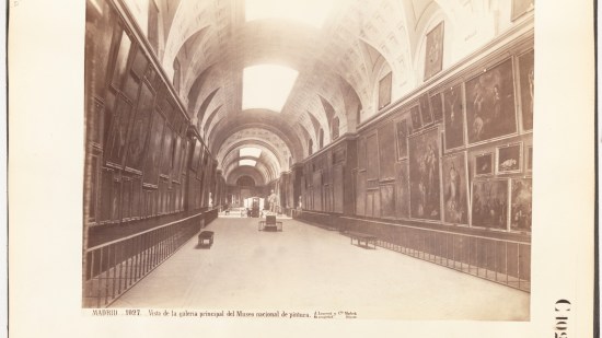 Museo del Prado, vista de la galería principal
