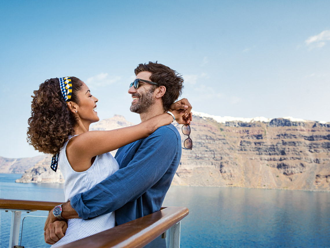 Pareja en el crucero