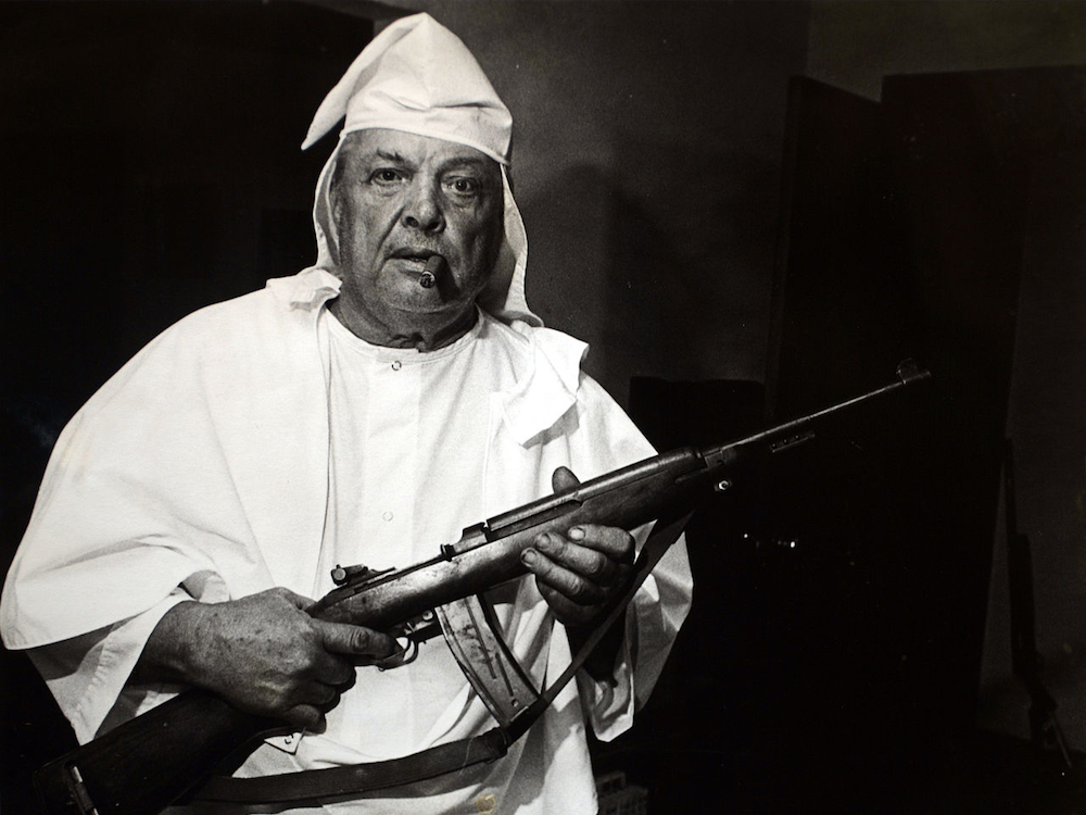 Un miembro del Ku Klux Klan