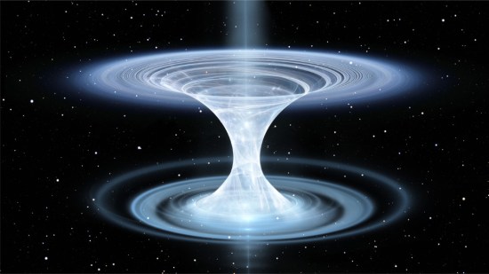 Los agujeros blancos son unos objetos teóricos de los que sale materia energía como si fueran una fuente cósmica (iStock)