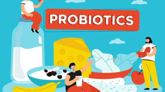 Ilustración probióticos