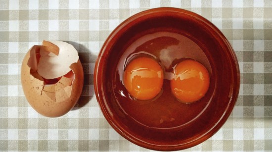 ¿Por qué hay huevos con dos yemas?