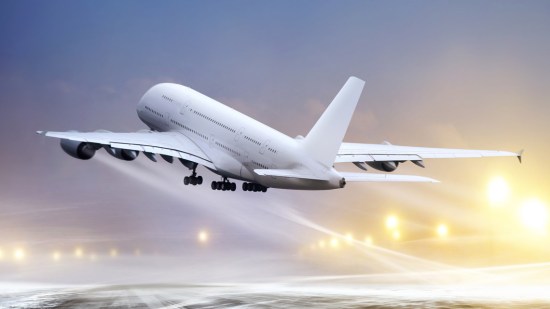 Avión blanco