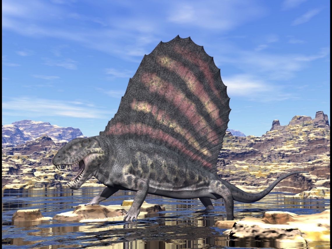 Dimetrodon, el 'reptil mamiferoide' de Jurassic World Dominion. Ilustración
