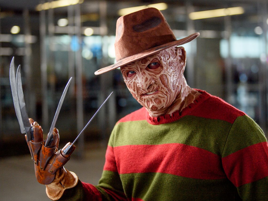 Fotograma de Pesadilla en Elm Street. Freddy Krueger