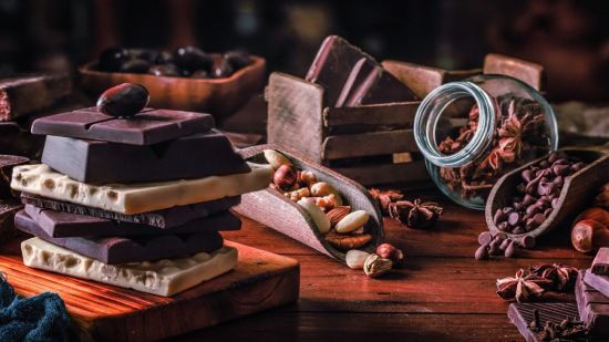 Productos derivados del cacao, chocolate