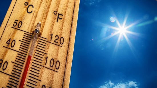 Ola de calor, termómetro