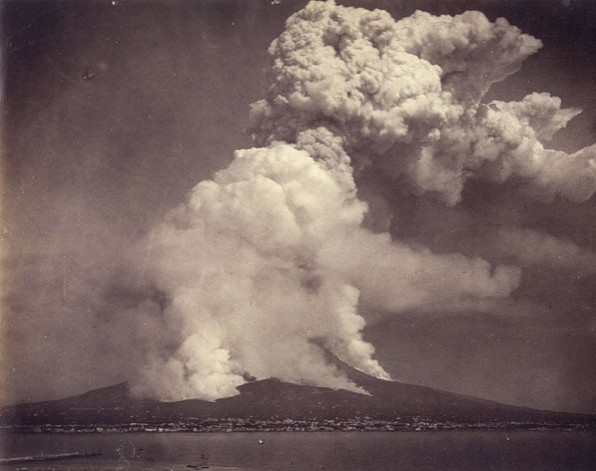 El Vesubio en erupción (1872)