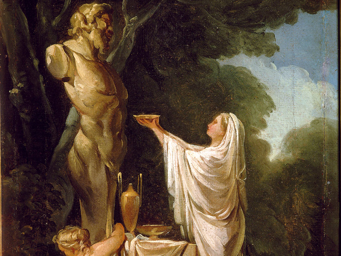 Francisco de Goya retrató a esta sacerdotisa realizando el Sacrificio a Pan.