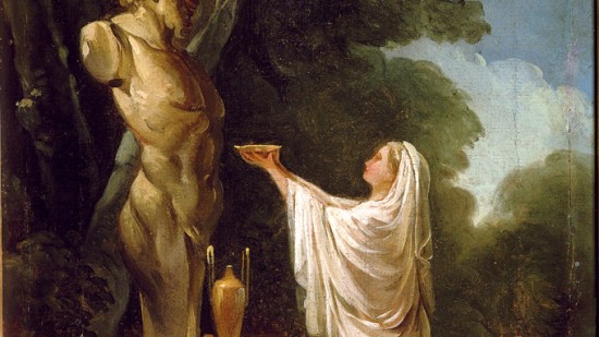 Francisco de Goya retrató a esta sacerdotisa realizando el Sacrificio a Pan.