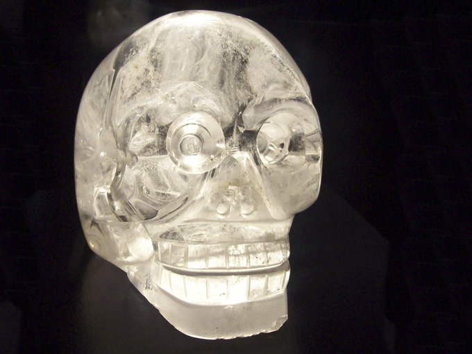 Calavera de cuarzo