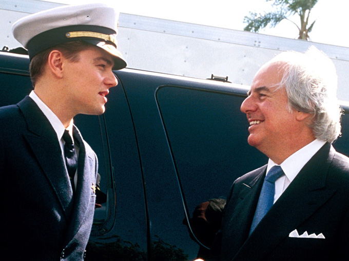 Di Caprio con el verdadero Abagnale (a la derecha)