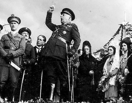 Miguel Primo de Rivera en un acto
