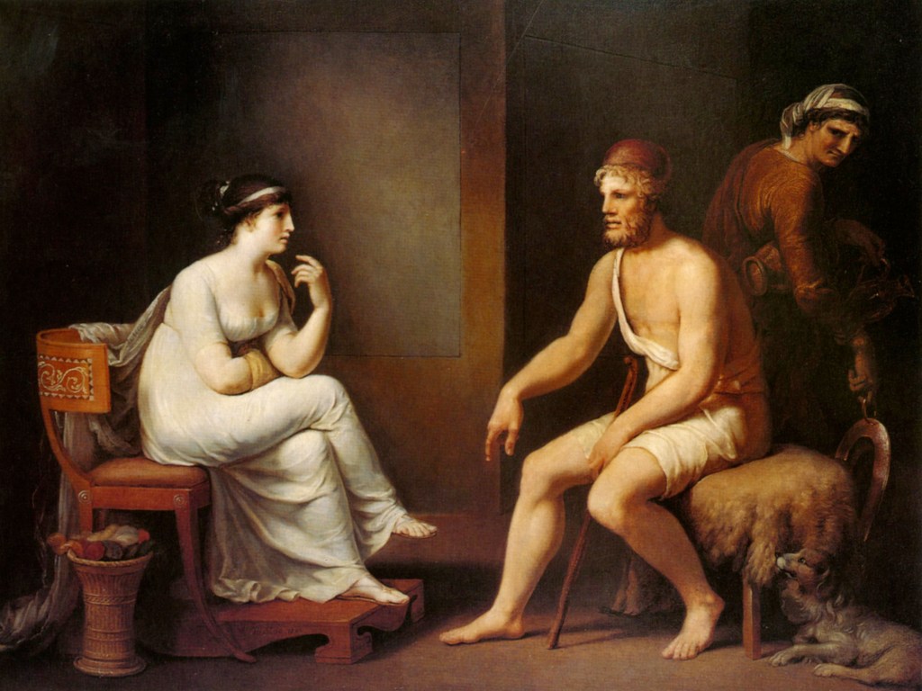 Odisea. Penélope y Ulises.