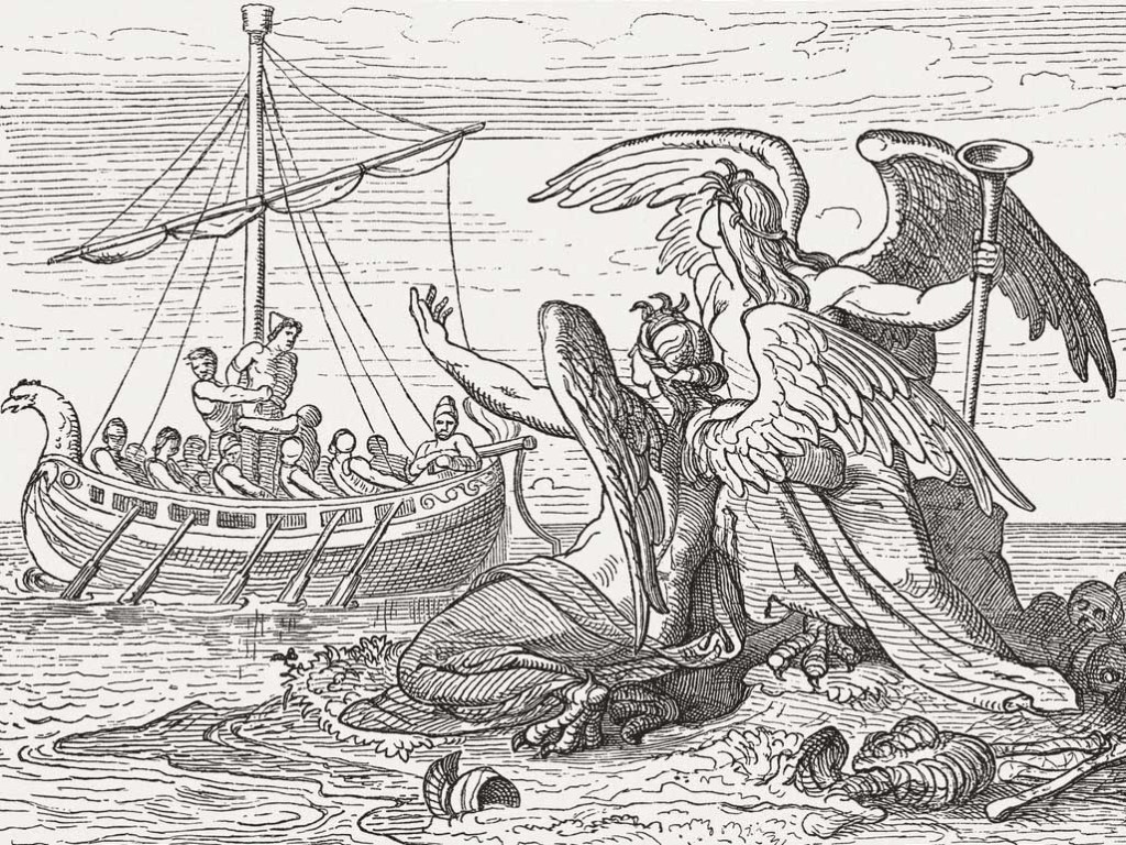 El origen de las sirenas y su transformación de aves a peces