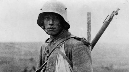 Soldado alemán en la Primera Guerra Mundial