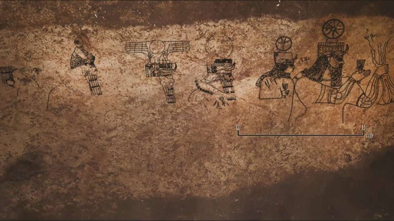 Hallan una cueva de la Edad de Hierro decorada con raros dioses