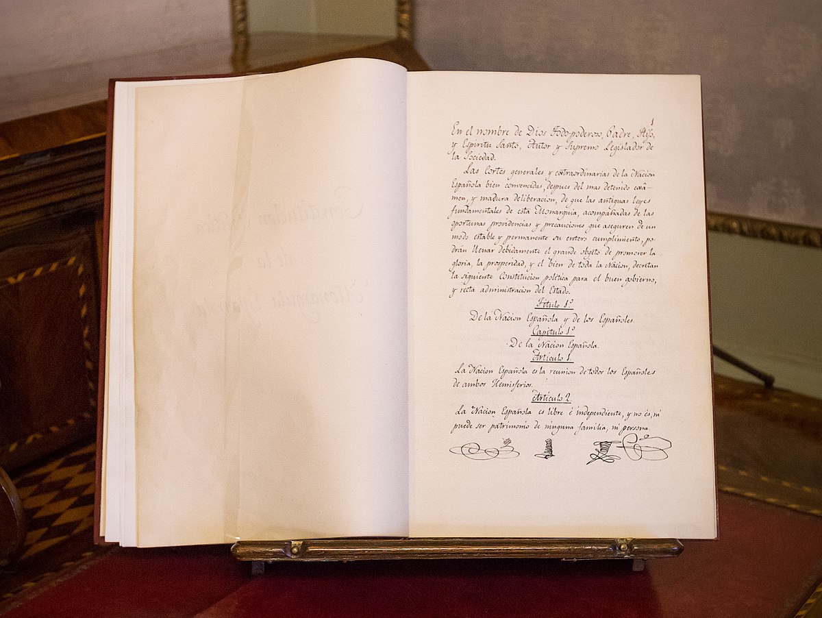 ¿Por qué a la Constitución de Cádiz se le conoce como