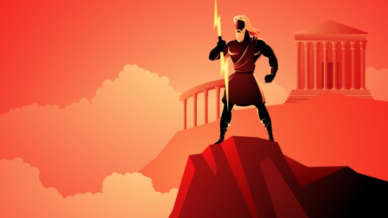 Zeus en Olimpo