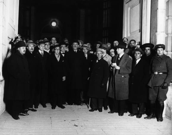 Dámaso Berenguer y su equipo de gobierno