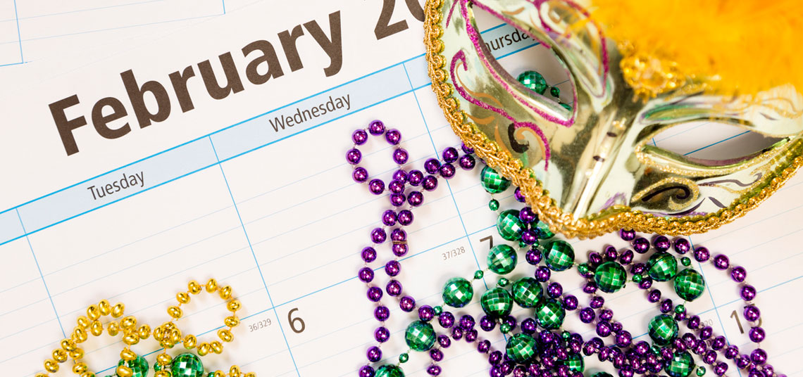 Carnaval en el calendario