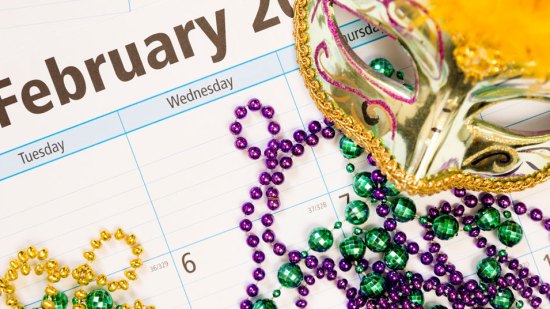 Carnaval en el calendario