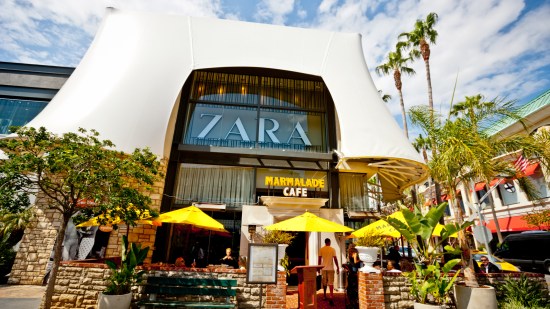 Tienda de Zara en Los Ángeles 2013