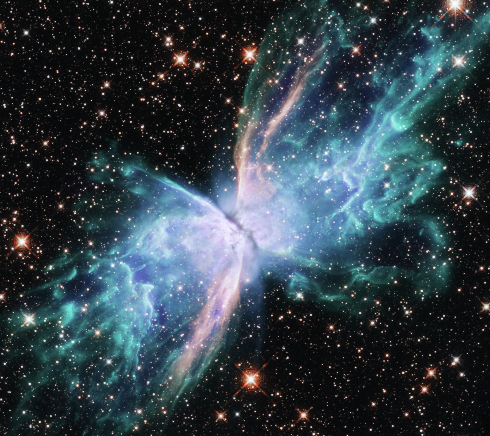 Nebulosa de la Mariposa vista por el Hubble