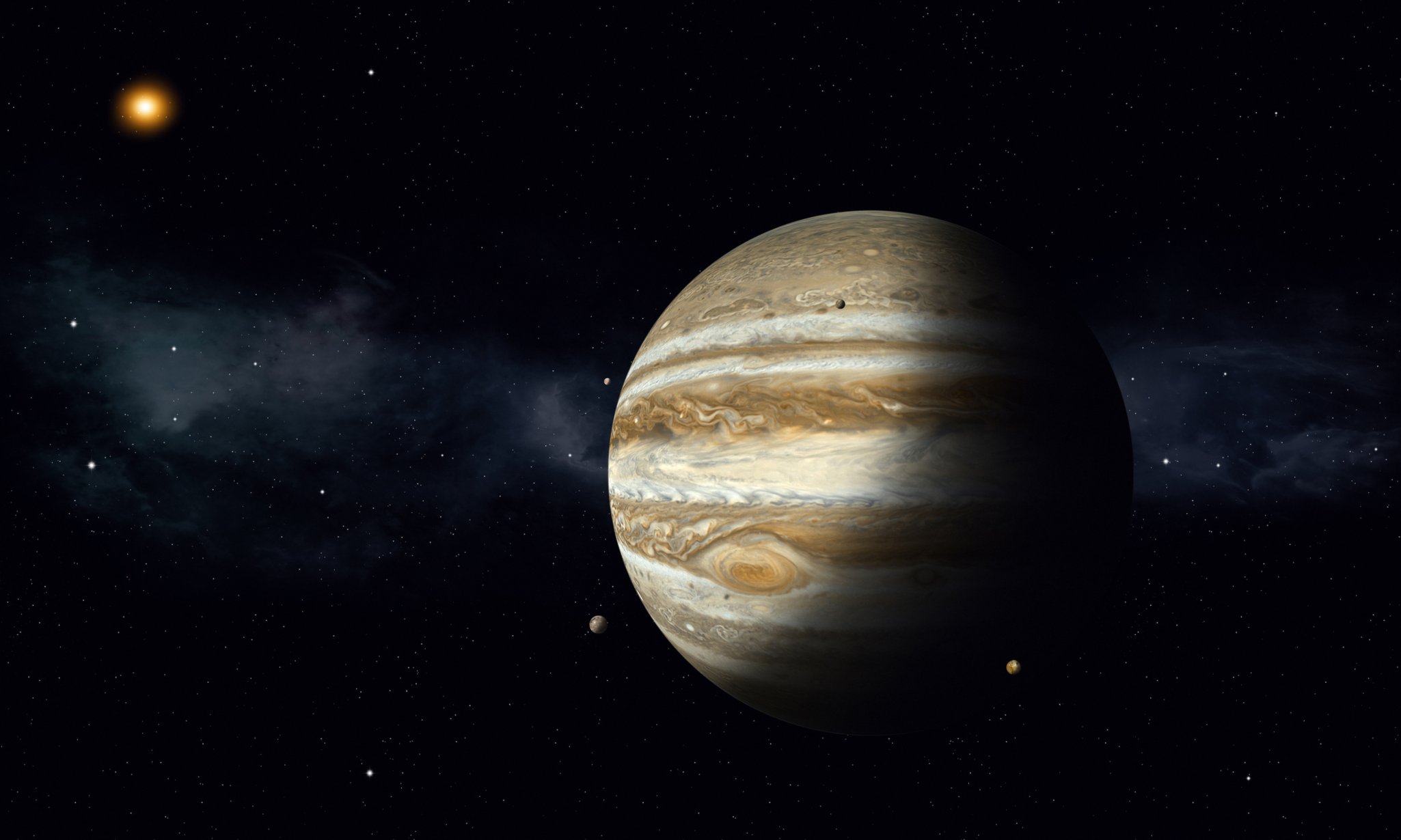 La estructura más grande del sistema solar interior: la magnetosfera de Júpiter