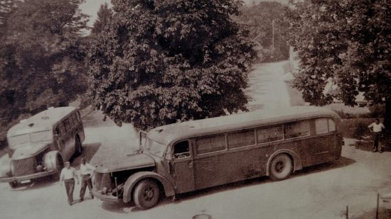 Autobus gris