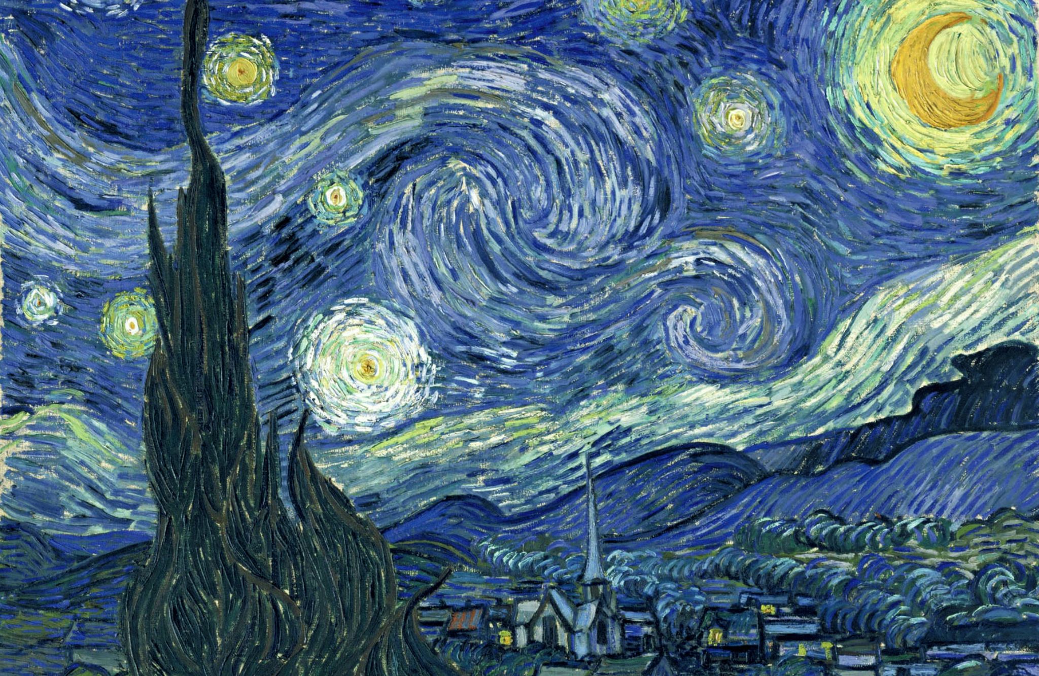 Noche estrellada van gogh