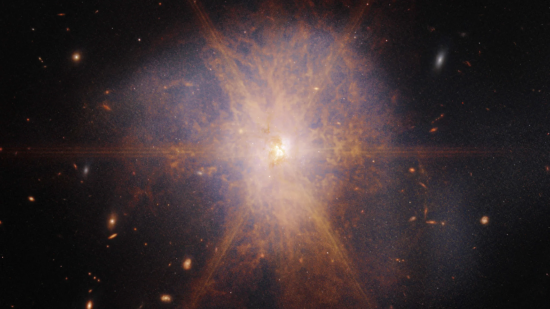 Colisión de las dos galaxias