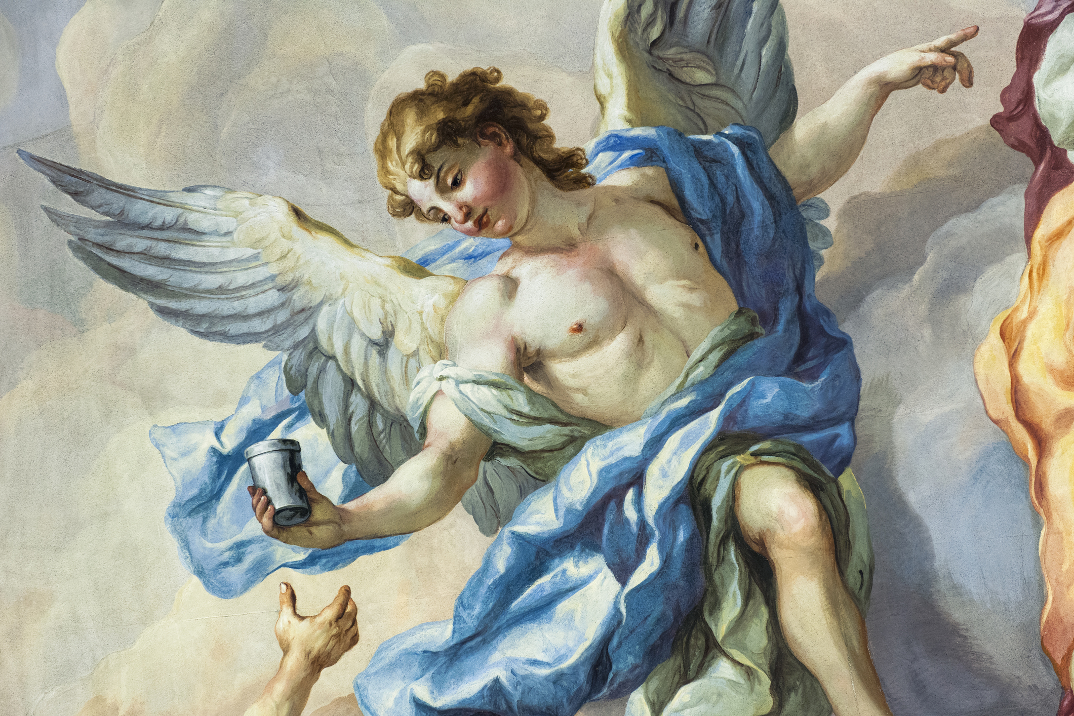 Pintura angel alado