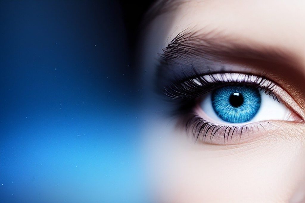 Ojos azules