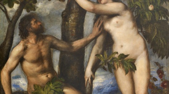Adan y Eva Paraiso Tiziano