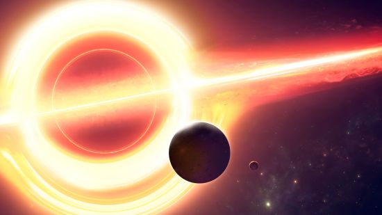 Blanetas, planetas que orbitan alrededor de agujeros negros