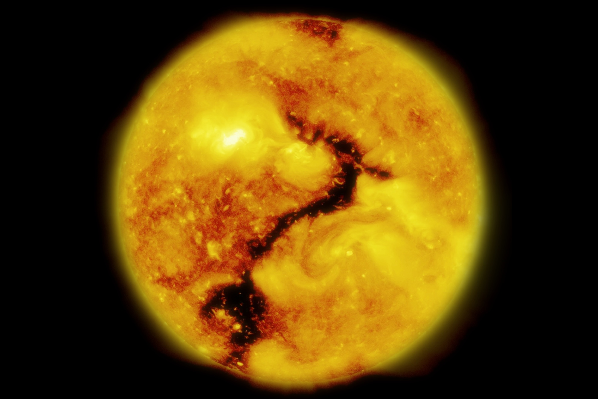 Agujero corona solar