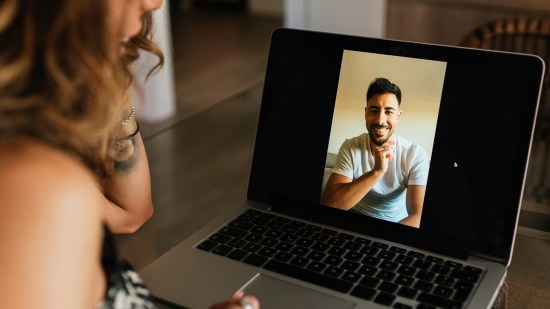 Mujer videollamada
