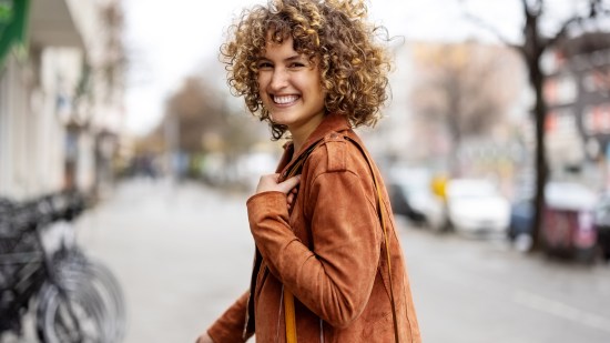 Mujer sonriendo