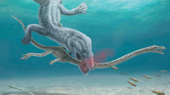 Estos dos reptiles fueron decapitados vivos hace 240 millones de años