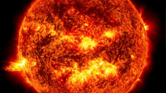 Una llamarada solar