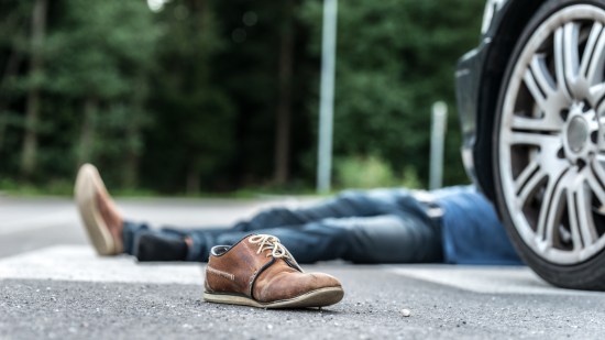 Accidente zapato.