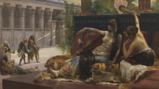 Cleopatra probando venenos
