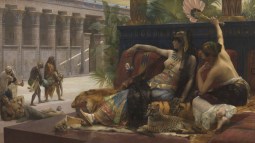 Cleopatra probando venenos