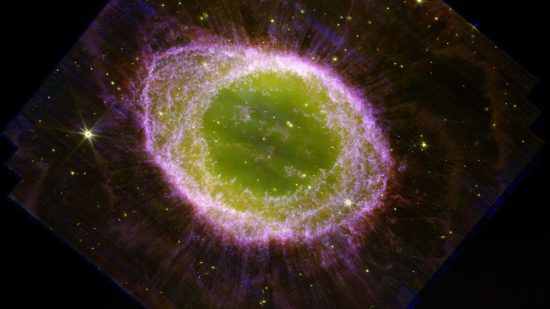 La nebulosa del Anillo, vista por el Webb