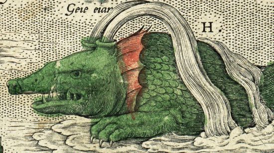 Monstruo marino medieval